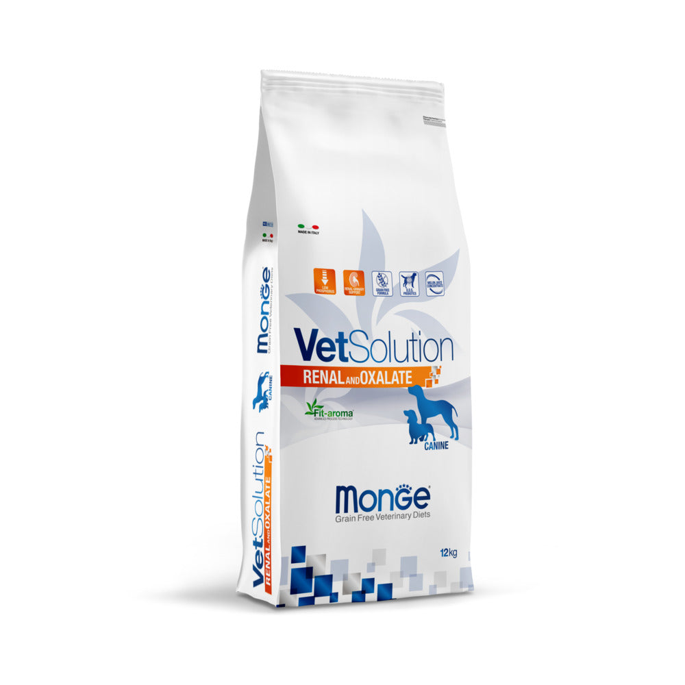 Monge Vet Solution Renal and Oxalate 12kg - Crocchette per Cani Monge Vet Solution Renal and Oxalate 12kg - Crocchette per Cani